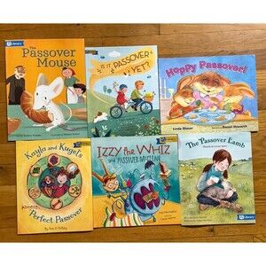 PJ Library childrens books related to the Jewish holiday of Passover. 6 Books